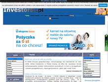 Tablet Screenshot of investorsi.pl